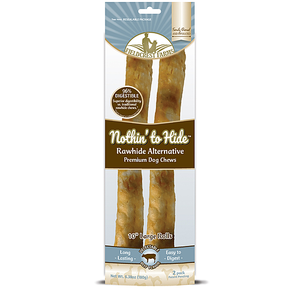 Nothing to Hide Beef 10Inch Large Rolls 2pk 6.38oz