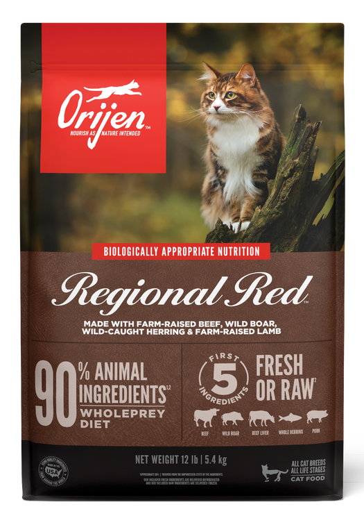 Orijen Regional Red 4lb - Cat Food