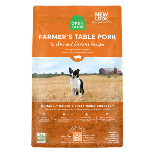 Open Farm Farmer’s Table Pork & Ancient Grains 4lb