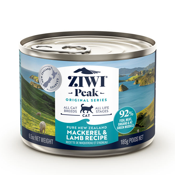 Ziwi Peak Mackerel & Lamb Recipe Canned 6.5oz - Cat Food