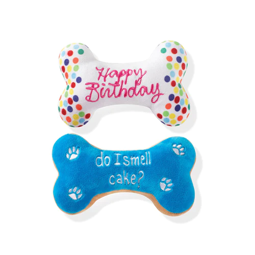 Fringe Studio Birthday Bone Cookies Pet Toy