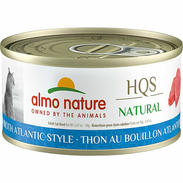 Almo Nature NATURAL Tuna in Broth Atlantic Style 2.47oz - Cat Food