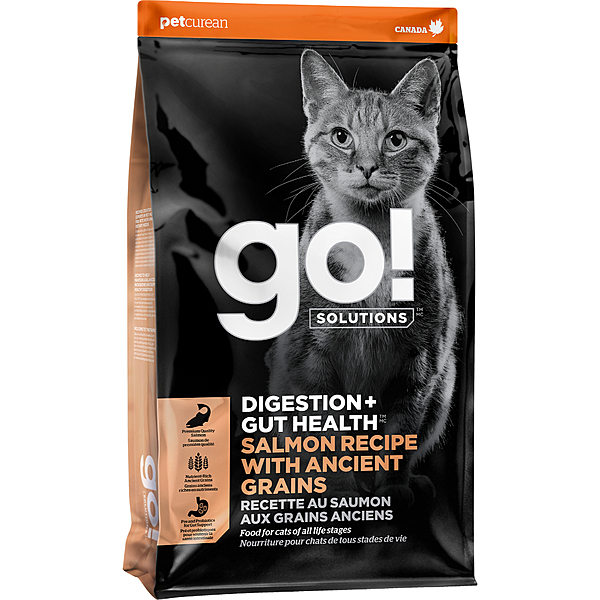 Go! Digestion+ Salmon with Ancient Grains 3lb - Cat Food