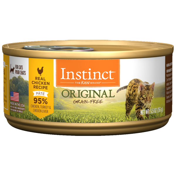 Instinct Pate Real Chicken 95% Recipe 5.5oz - Cat Food