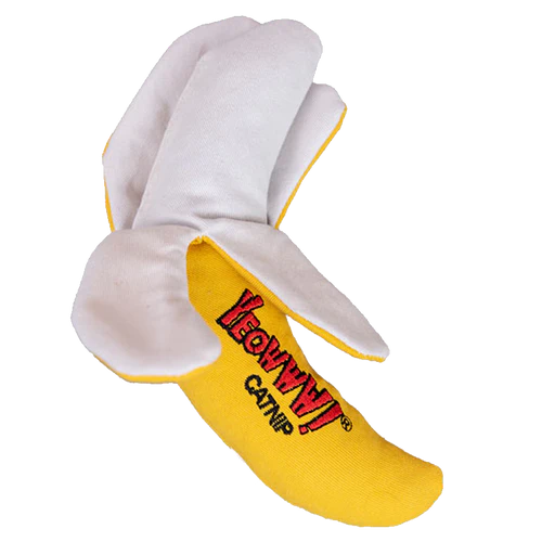 Yeowww! Peeled Banana Catnip Cat Toy