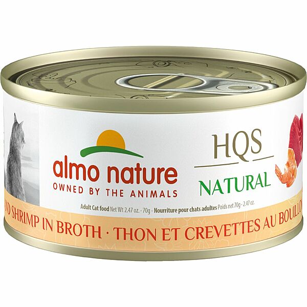 Almo Nature NATURAL Tuna and Shrimp in Broth 2.47oz - Cat Food