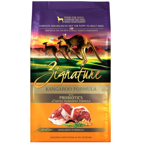 Zignature Dog LID Kangaroo 4lb -Dog Food
