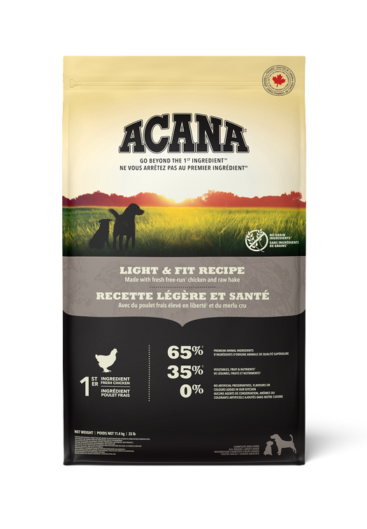 Acana Heritage Light & Fit Recipe 4.4lb - Dog Food
