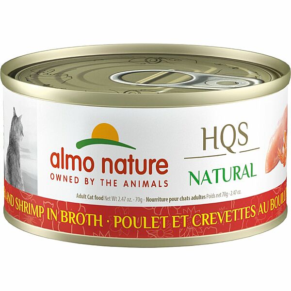 Almo Nature NATURAL Chicken and Shrimp in Broth 2.47oz - Cat Food