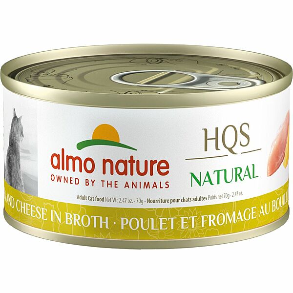 Almo Nature NATURAL Chicken and Cheese in Broth 2.47oz - Cat Food