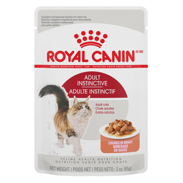 Royal Canin Adult Instintive Chunks in Gravy 3oz - Cat Food