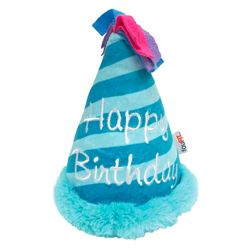 Fringe studio Birthday Hat Crinkle Blue