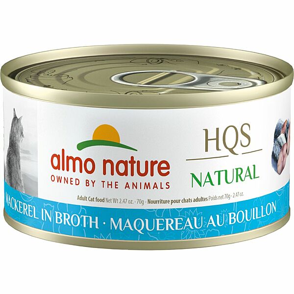 Almo Nature NATURAL Mackerel in Broth 2.47oz - Cat Food