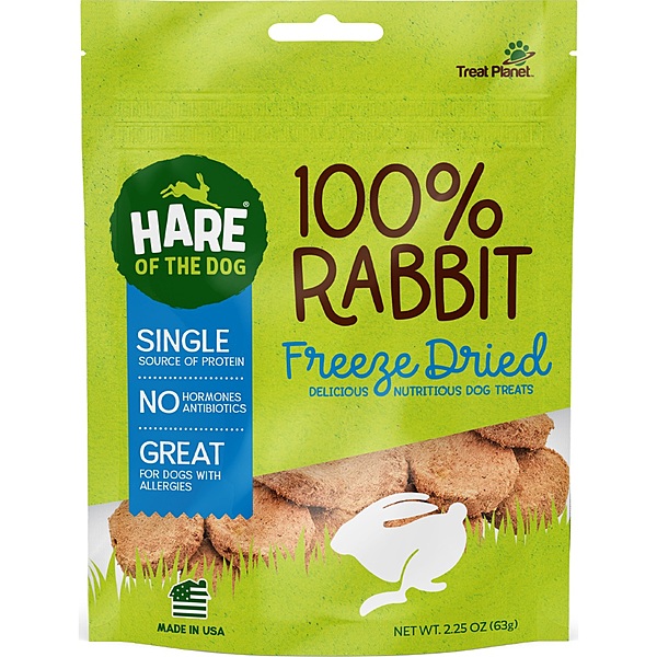 Treat Planet Dog Treats Rabbit FD 2.25OZ
