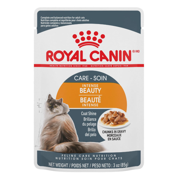 Royal Canin Intense Beauty Chunks in Gravy 3oz - Cat Food