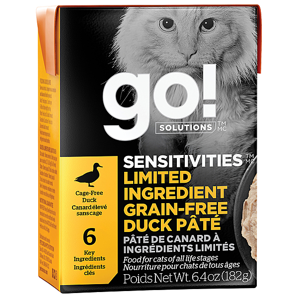 Go! Sensitivities Grain Free Duck Pate 6.4oz - Cat Food