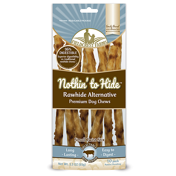 Nothing to Hide Beef Small Twist Stix 10pack 2.3oz
