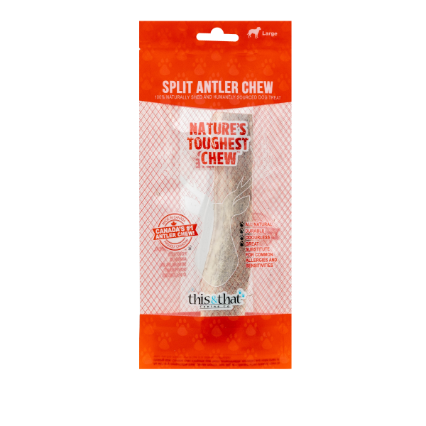 This & That Split Antler Chews Large 7.5