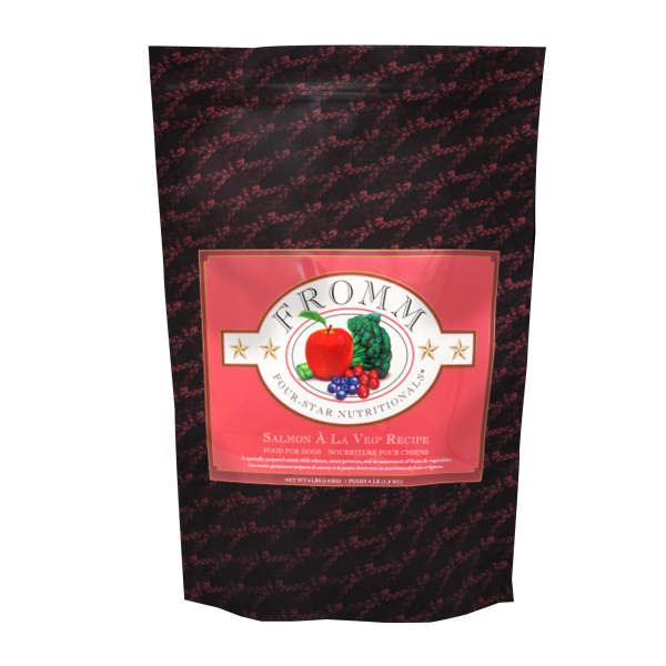 Fromm Dog Salmon A La Veg 4lb - Dog Food