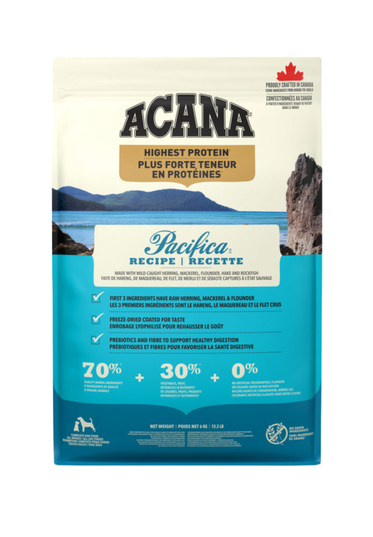Acana Highest Protein Pacifica 4.4lb - Dog Food