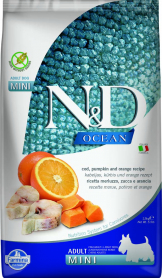 Farmina N&D OCEAN Cod and Orange (Mini) 5.5lb - Dog Food