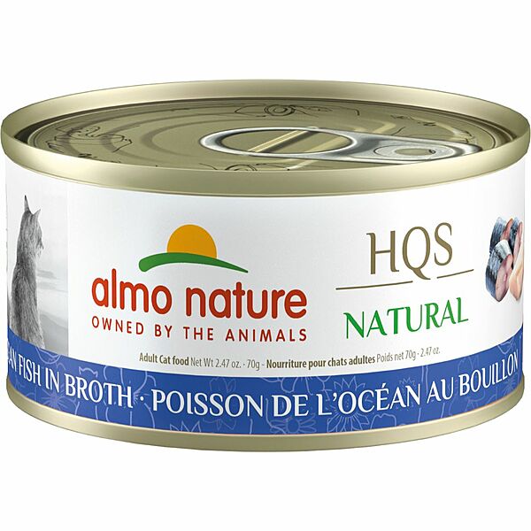 Almo Nature NATURAL Ocean Fish in Broth 2.47oz - Cat Food