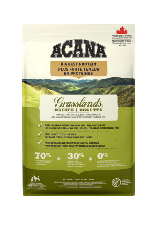 Acana Highest Protein Grasslands 4.4lb - Dog Food