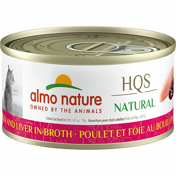Almo Nature NATURAL Chicken and Liver in Broth 2.47oz - Cat Food