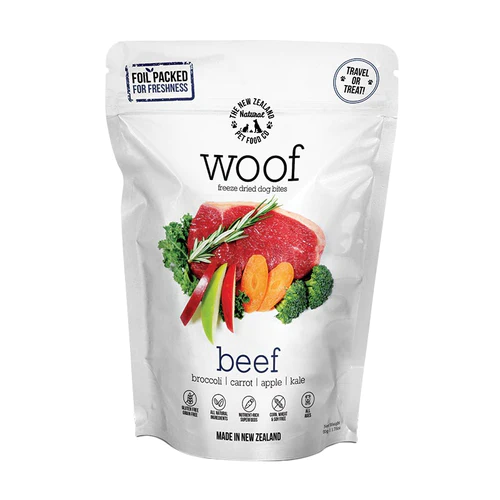 Woof Freeze-Dried Beef 1.76oz - Dog Food
