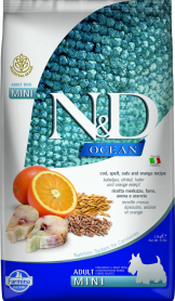 Farmina N&D OCEAN Cod and Oats (Mini) 5.5lb - Dog Food