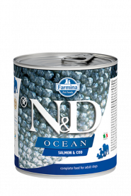 Farmina N&D OCEAN Salmon and Cod 10oz - Dog Food
