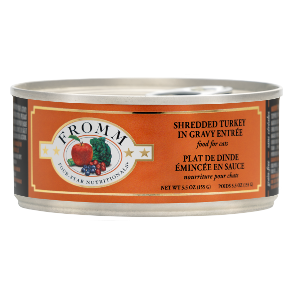 Fromm Shredded Turkey in Gravy 5.5oz - Cat Food