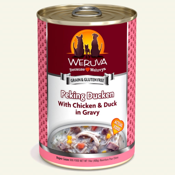 Weruva Peking Ducken with Chicken & Duck in Gravy 14oz - Dog Food