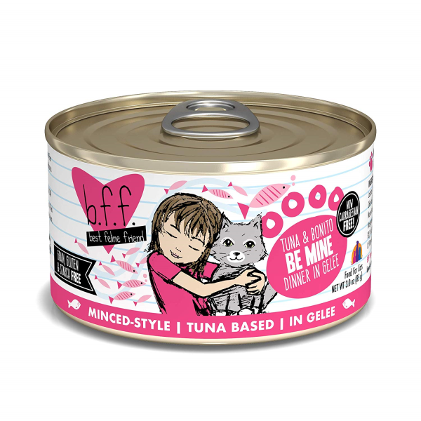 BFF Minced Tuna & Bonito Be Mine 3oz - Cat Food