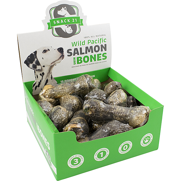 Snack21 Salmon Skin Bones 1pk