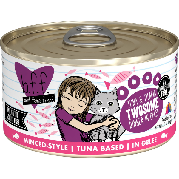 BFF Minced Tuna & Tilapia Twosome 3oz - Cat Food