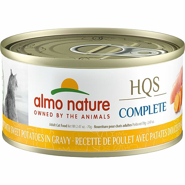 Almo Nature COMPLETE Chicken Recipe with Sweet Potato in Gravy 2.47oz - Cat Food