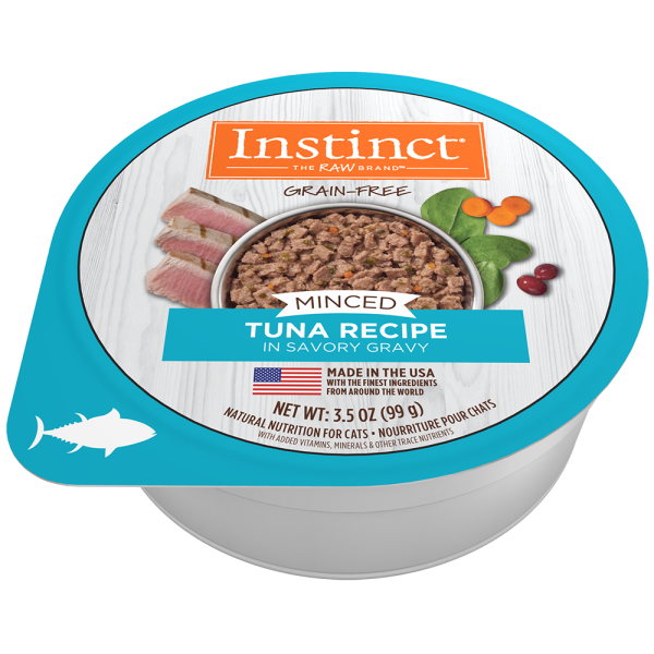Instinct Minced Tuna Recipe in Savory Gravy 3.5oz