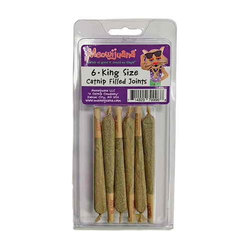 Meowijuana Catnip Filled Joints Sticks - 6pk