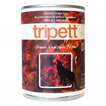 Tripett Green Venison Tripe Canned 14oz - Dog Food