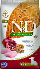 Farmina N&D ANCESTRAL GRAIN Puppy Chicken and Pomegranate (Mini) 5.5lb - Dog Food
