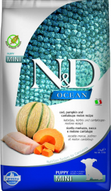 Farmina N&D OCEAN Cod and Cantaloupe for Puppy (Mini) 5.5lb - Dog Food