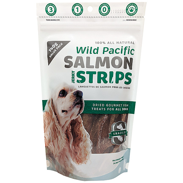Snack21 Salmon Jerky Strips 4.9oz