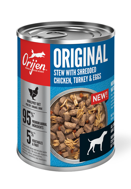 Orijen Original Stew with Chicken, Turkey & Eggs 12.8oz - Dog Food