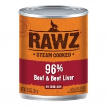 RAWZ Beef & Beef Liver 12.5oz - Dog Food
