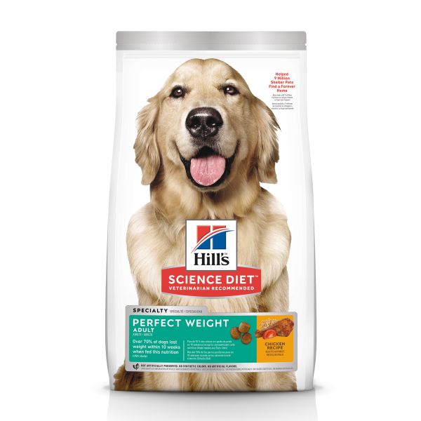Hill’s Perfect Weight Chicken Adult Dog Food 4lb
