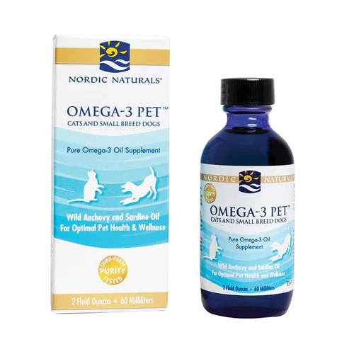 Nordic Naturals Omega-3 Pet Cats and Small Breed Dogs 2oz