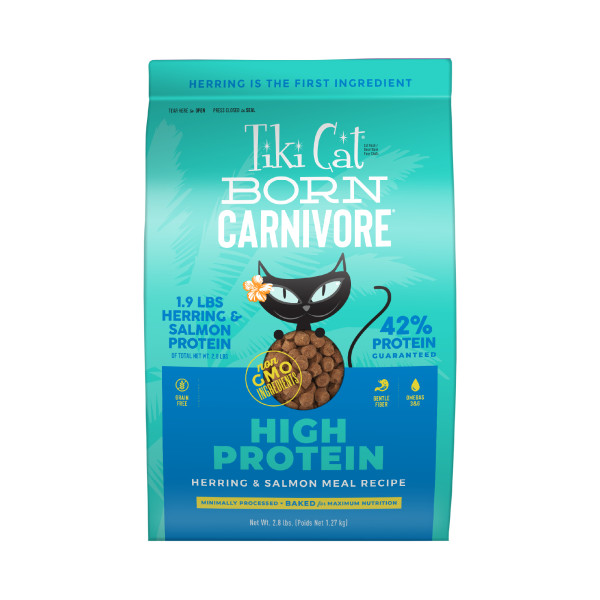 Tiki Cat Born Carnivore Herring&Salmon Cat Food 2.8lb
