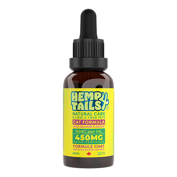 Hemp 4 Paws 450MG Hemp Seed Oil Wild Salmon Flavour For Cats 30ml