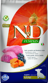 Farmina N&D PUMPKIN Lamb and Blueberry for Puppy (Mini) 5.5lb - Dog Food